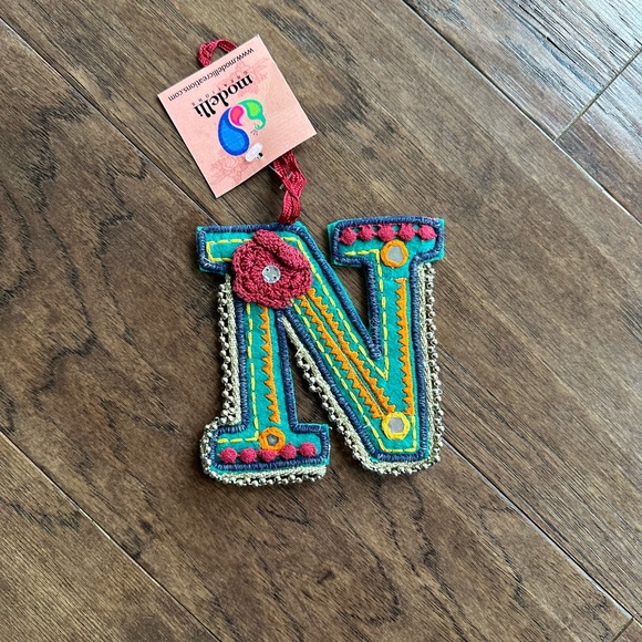 ⛄️ 50% off⛄️ Felt N Letter Ornament /Present Topper - Picture 1 of 5